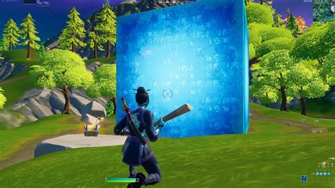 The Blue Cube Location In Fortnite Chapter 2 Season 8 Youtube