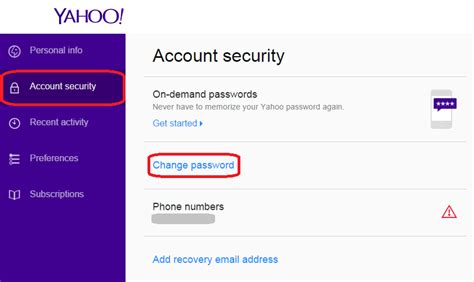 Yahoo can't tell you what your password is, or verify your current or previous password. Change Yahoo Password | Yahoo Password Reset On Desktop ...