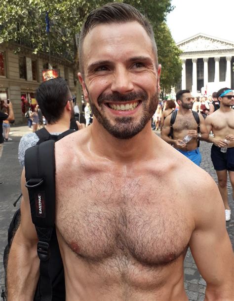 Hella Cute Hairy Muscle Hunk Paris Pride 2018 Happy Pr… Flickr