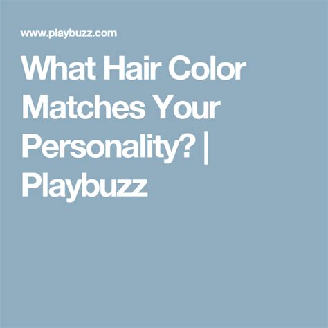 What Hair Color Matches My Personality Quiz Discover Your Ideal Hair Color The Definitive