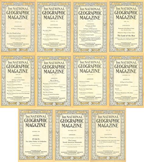 National Geographic Usa 1916 Compilation Download Pdf Magazines