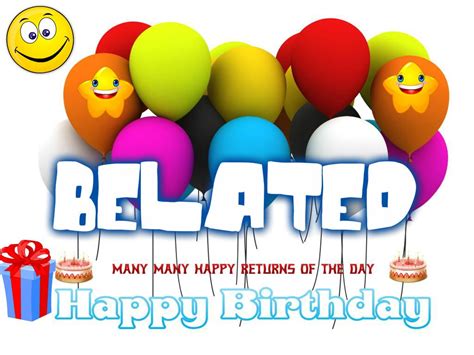 Here is list of best belated birthday wishes to help you ease the situation. belated happy birthday images hd - Google Search | Belated ...
