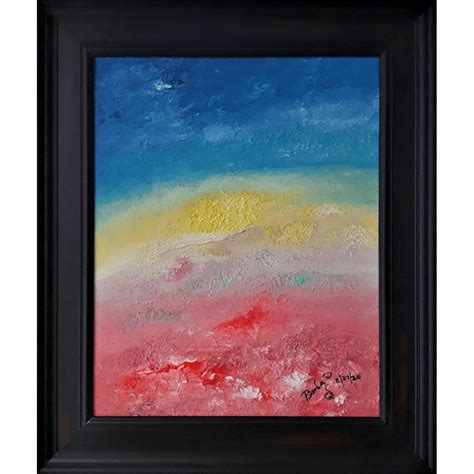 Original Oil Painting Abstract 13 16x20 Includes Frame
