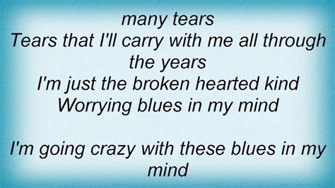 Roy Orbison Blues In My Mind Lyrics Youtube