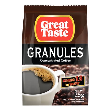 Great Taste Coffee Granules 25g Shopee Philippines