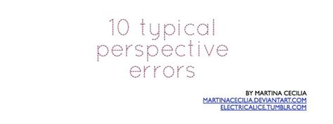 10 Typical Perspective Errors Pdf Tutorial By Martinacecilia On