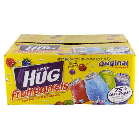 Little Hug Fruit Barrels 20 Ct Juice Boxes Meijer Grocery Pharmacy