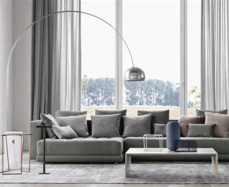 The backrest and armrests are fixed. Arco Floor Lamp by Flos at Calgary's Kit Interior Objects