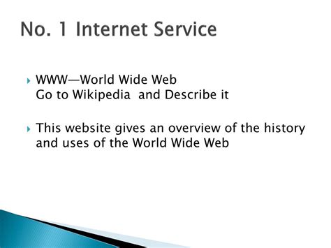 Ppt Internet Services Powerpoint Presentation Free Download Id1690096