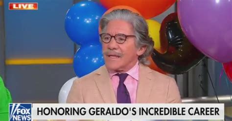 Watch Geraldo Rivera Gets Very Personal During His Final Hours On Fox