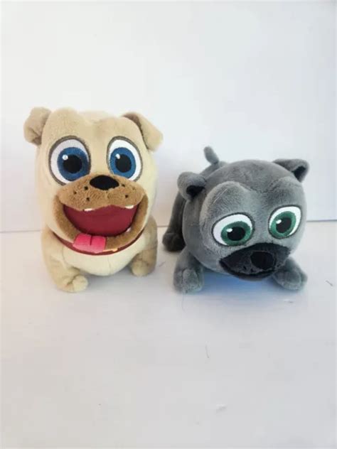 Disney Jr Puppy Dog Pals Plush Lot Rolly And Bingo Euc 6 1998 Picclick