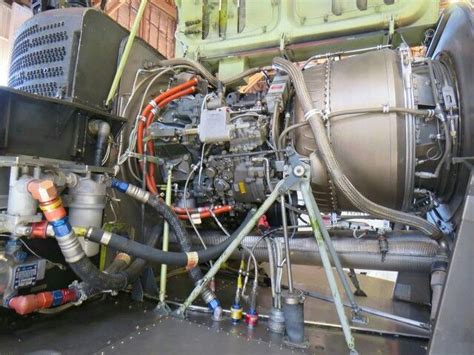 T53 Lycoming Engine Fitted To The Iroquois Huey Helicopter Aviation