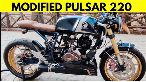 Pulsar Modified Caferacer By Rocky Custom Garage And Modified Bajaj