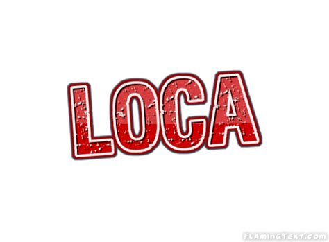 Loca ロゴ フレーミングテキストからの無料の名前デザインツール