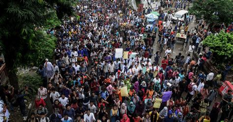 Student Protests Surge In Bangladesh Capital Over Deadly Traffic