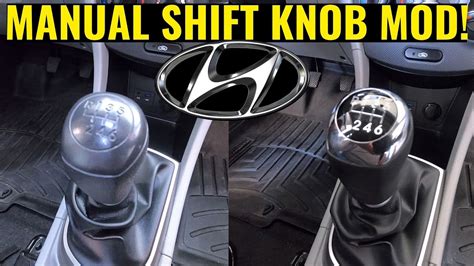 How To Change Your Shift Knob Hyundai Accent Oem Chromeblack Shifter