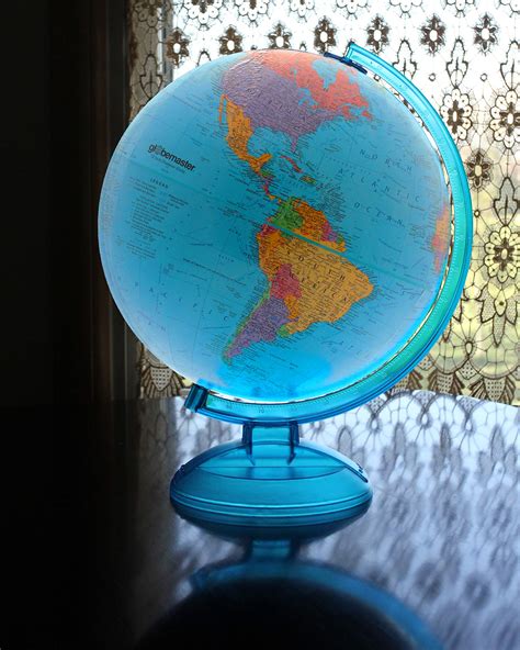 Globemaster Blue World Globe 12 Inch Diameter By Replogle Globes Buy