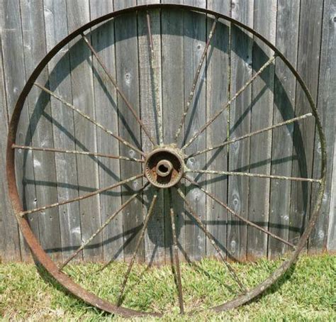 Metal Wagon Wheels Antiques Ebay