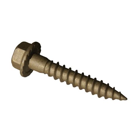 Usp 14 X 1 12 In Yellow Polymer Hex Head Structural Wood Screws 1 Lb