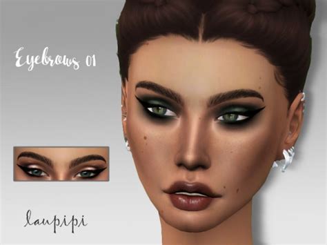 The Sims Resource Eyebrows 01 By Laupipi Sims 4 Downloads