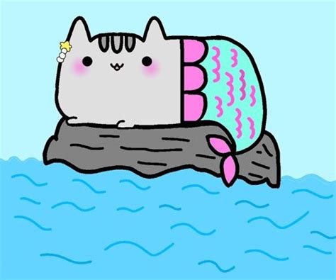 Mermaid Pusheen Drawing Pusheen The Cat Amino Amino