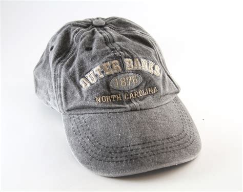 The Outer Banks North Carolina Gray Dad Hat Obx Nc Low Etsy