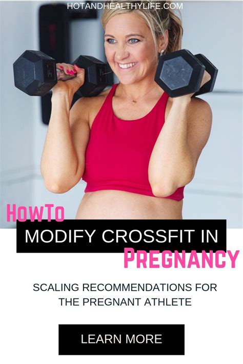 How To Modify Crossfit In Pregnancy Heather Osby Pregnancy Workout