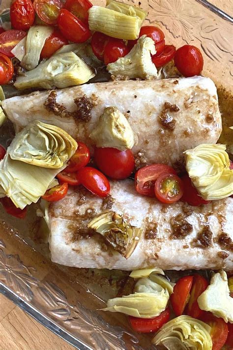 Easy Mediterranean Baked Fish Recipe Using Cobia The Dinner Mom