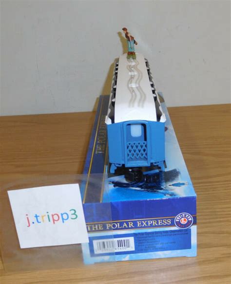 Lionel 85400 Polar Express Skiing Hobo Observation Car White Roof For