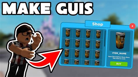 Roblox How To Make Guis Youtube