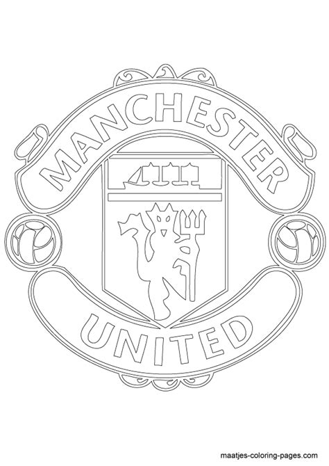 Manchester United Coloring Sheets