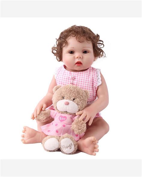 Riachuelo Boneca Bebê Reborn Laura Doll Larissa 45 Cm Shiny Toys