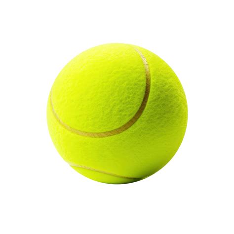 Yellow Tennis Ball Isolated 27605156 Png