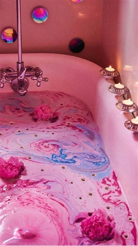 Bathbomb Aesthetic Ästhetische Farben Badebomben Pink ästhetik