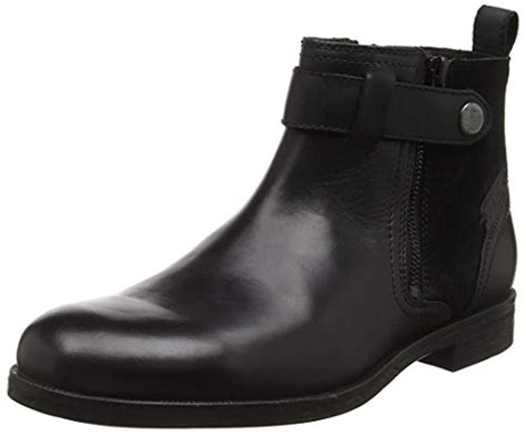 2,990 items on sale from $93. Clarks Brocton Mid Chelsea Boots in Black (Black Leather ...