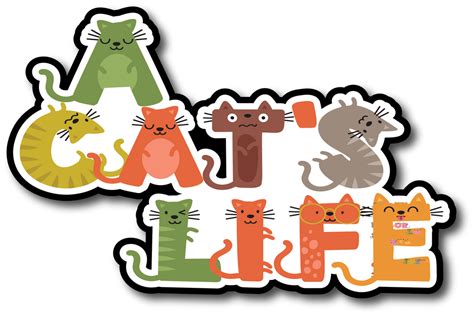 A Cats Life Scrapbook Page Title Sticker Autumns Crafty Corner