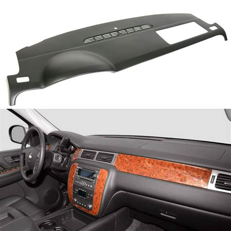 Black Dash Cover Cap For 2007 2014 Chevy Tahoe Avalanche Suburban