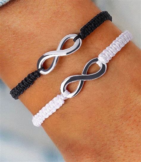 Matching Infinity Bracelets Couple Bracelets Friendship Etsy