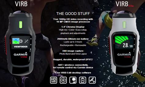 An action camera is any tiny, lightweight video camera that can produce quality, wide angle video in almost any the garmin virb elite and ion air pro 3 are both superb cameras which can serve as great gopro alternatives for those who are on a budget and. Initial thoughts on Garmin VIRB sports camera with ANT+ ...