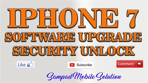 Iphone 7 Software Upgrade And Security Unlock Iphone Upgrade By Itunes