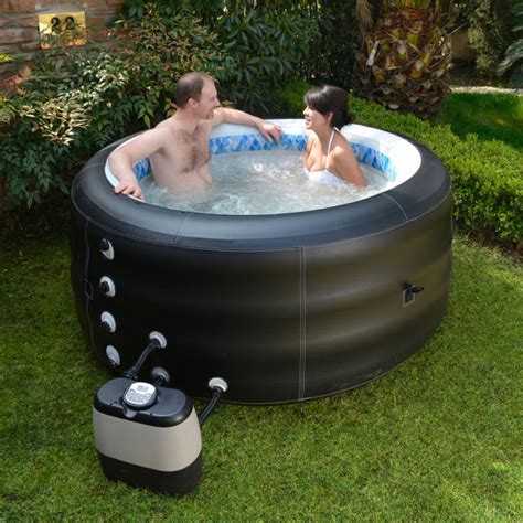 Inflatable Hot Tub Pinnacle Spa Deluxe Portable 4 Person 70 In