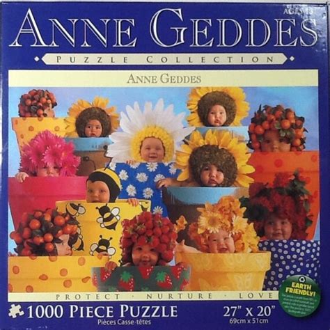 Cheap Bargain Babies In Pink Flowers Anne Geddes 300 Piece Jigsaw
