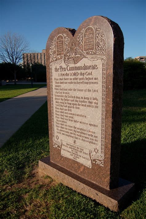 Ten Commandments Monument Ann Althouse Flickr