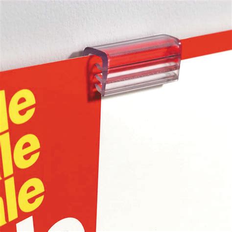 Self Adhesive Flush Mount Sign Holder 10 Per Package Specialty