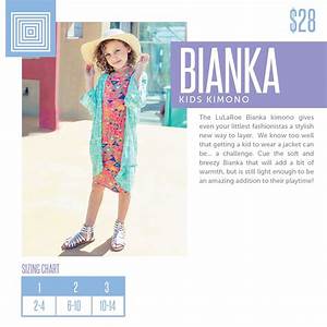 Check Out This Sizing Chart For The Lularoe Bianka Kids Kimono Shop