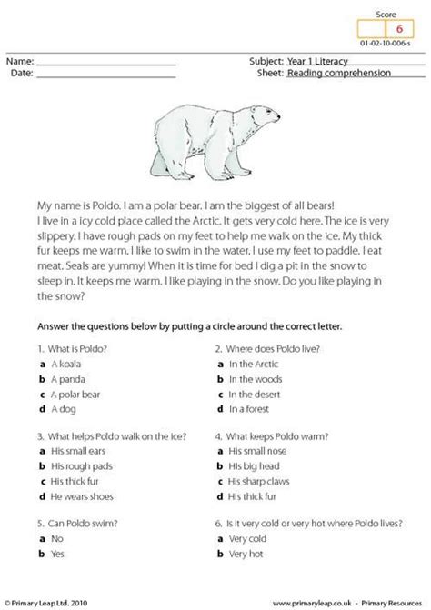 Students read the text and answer the multiple choice ques… | 3rd grade