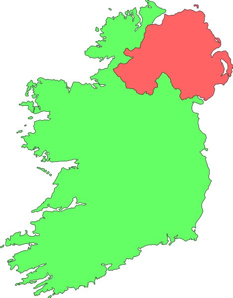 Ireland Contour Map Clip Art At Vector Clip Art Online