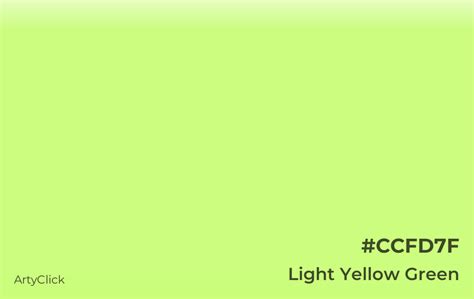Light Yellow Green Color Artyclick