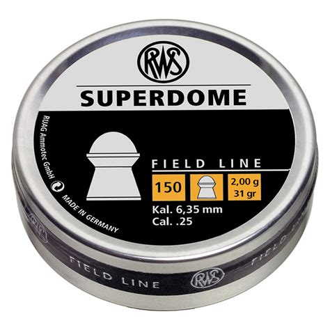 Rws Superdome 20 25 Cal Pellets 150 Pack
