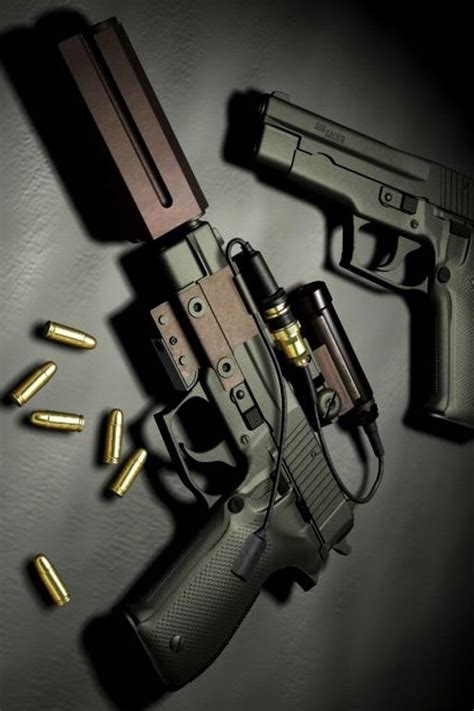 Very Cool Pistols With Suppressor Weapons And